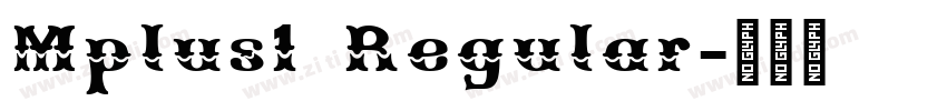 Mplus1 Regular字体转换